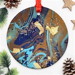 My Pour Cup Painting CBDOilPrincess 0cfa8741-c750-44af-8d62-c9a03448df92 Round Ornament (Two Sides)