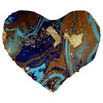 My Pour Cup Painting CBDOilPrincess 0cfa8741-c750-44af-8d62-c9a03448df92 Large 19  Premium Heart Shape Cushions