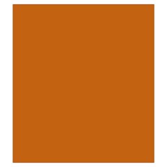 Alloy Orange Drawstring Pouch (Medium) from ArtsNow.com Front