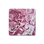 Dusty pink marbling Square Magnet