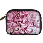 Dusty pink marbling Digital Camera Leather Case