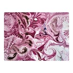 Dusty pink marbling Double Sided Flano Blanket (Mini) 