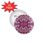 Pink marbling symmetry 1.75  Buttons (10 pack)