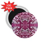 Pink marbling symmetry 2.25  Magnets (100 pack) 