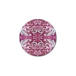 Pink marbling symmetry Golf Ball Marker (4 pack)