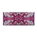 Pink marbling symmetry Hand Towel