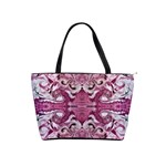 Pink marbling symmetry Classic Shoulder Handbag