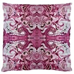 Pink marbling symmetry Standard Flano Cushion Case (One Side)