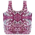 Pink marbling symmetry Full Print Recycle Bag (XXXL)