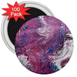 Violet feathers 3  Magnets (100 pack)
