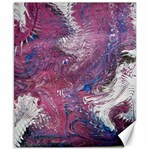 Violet feathers Canvas 8  x 10 