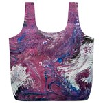 Violet feathers Full Print Recycle Bag (XL)