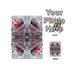 Pebbles Repeats IV Playing Cards 54 Designs (Mini) from ArtsNow.com Front - Heart6
