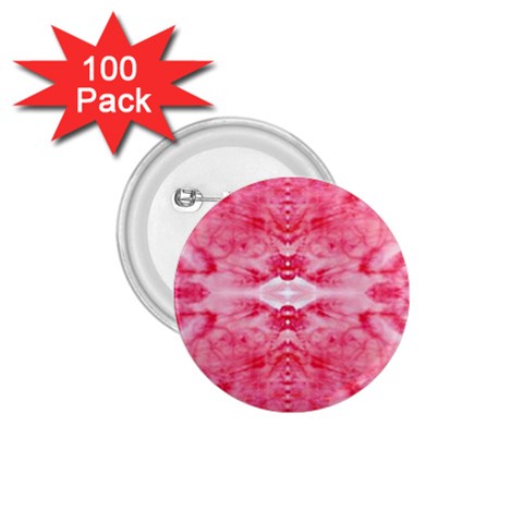 Pink Marbling Ornate 1.75  Buttons (100 pack)  from ArtsNow.com Front
