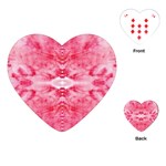 Pink Marbling Ornate Playing Cards Single Design (Heart)