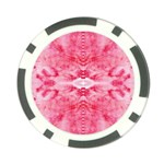 Pink Marbling Ornate Poker Chip Card Guard (10 pack)