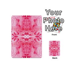 Pink Marbling Ornate Playing Cards 54 Designs (Mini) from ArtsNow.com Back