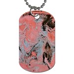 Pink Arabesque Dog Tag (One Side)