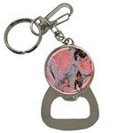 Pink Arabesque Bottle Opener Key Chain