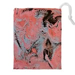 Pink Arabesque Drawstring Pouch (5XL)