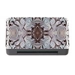 Turquoise Black Arabesque Repeats Memory Card Reader with CF