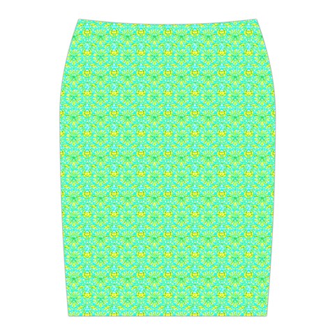 Carnatial Frequencee Midi Wrap Pencil Skirt from ArtsNow.com Back