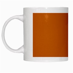 Alloy Orange White Mugs from ArtsNow.com Left