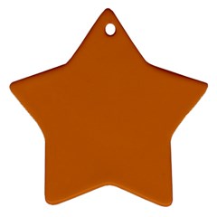 Alloy Orange Star Ornament (Two Sides) from ArtsNow.com Back