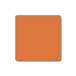 Amber Glow Orange Square Magnet