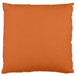 Amber Glow Orange Standard Flano Cushion Case (Two Sides)