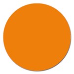 Apricot Orange Magnet 5  (Round)