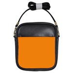 Apricot Orange Girls Sling Bag