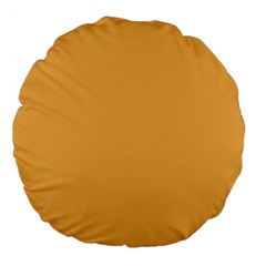 Bees Wax Orange Large 18  Premium Flano Round Cushions from ArtsNow.com Front