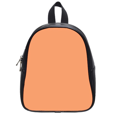 Cantaloupe Orange School Bag (Small) from ArtsNow.com Front
