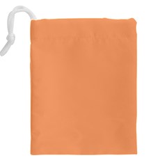 Cantaloupe Orange Drawstring Pouch (4XL) from ArtsNow.com Back