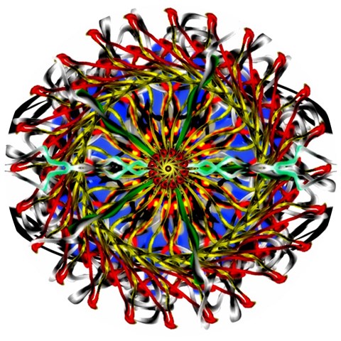 Sight Six Wooden Puzzle Round from ArtsNow.com Front