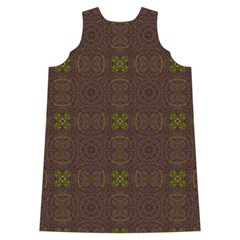 Artist Pallete Velvet Long Sleeve Shoulder Cutout Dress from ArtsNow.com Back