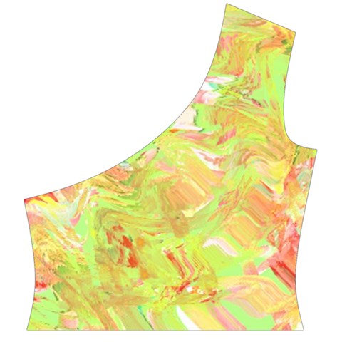 Watercolor Autumn (2) Cap Sleeve Wrap Front Dress from ArtsNow.com Front Left