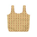 Classic Earthtone Argyle (2) Full Print Recycle Bag (S)