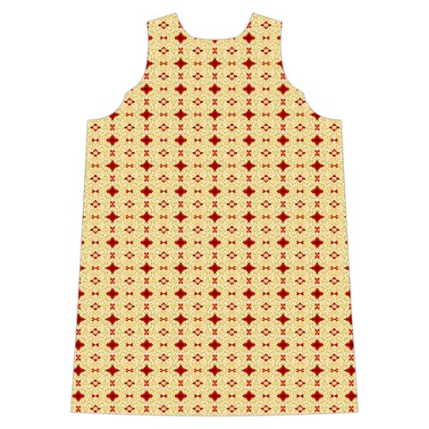Classic Earthtone Argyle (2) Velvet Long Sleeve Shoulder Cutout Dress from ArtsNow.com Back