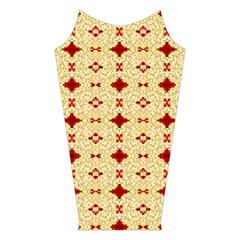 Classic Earthtone Argyle (2) Velvet Long Sleeve Shoulder Cutout Dress from ArtsNow.com Right Sleeve