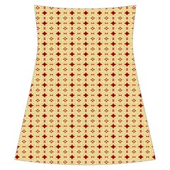 Classic Earthtone Argyle (2) Ruffle Detail Chiffon Dress from ArtsNow.com Back