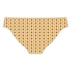 Classic Earthtone Argyle (2) Cross Back Hipster Bikini Set from ArtsNow.com Back Under