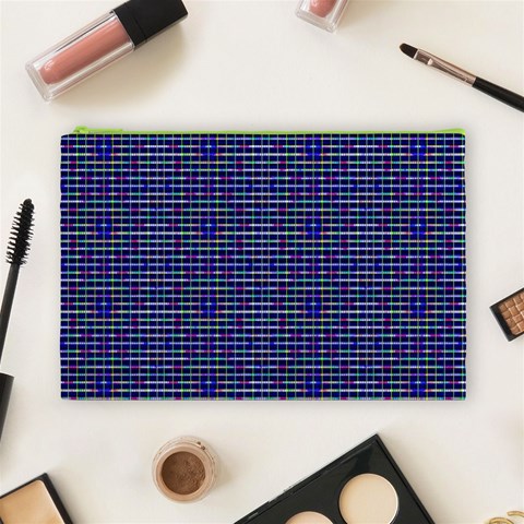 Holoplaid Cosmetic Bag (Large) from ArtsNow.com Front