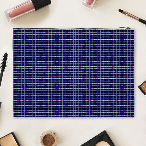 Holoplaid Cosmetic Bag (XL) from ArtsNow.com Back