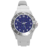 Holoplaid Round Plastic Sport Watch (L)