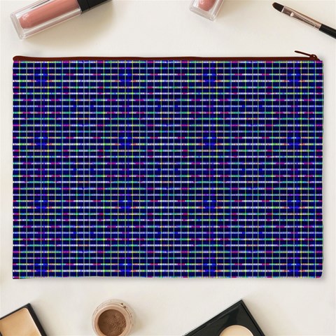 Holoplaid Cosmetic Bag (XXXL) from ArtsNow.com Back