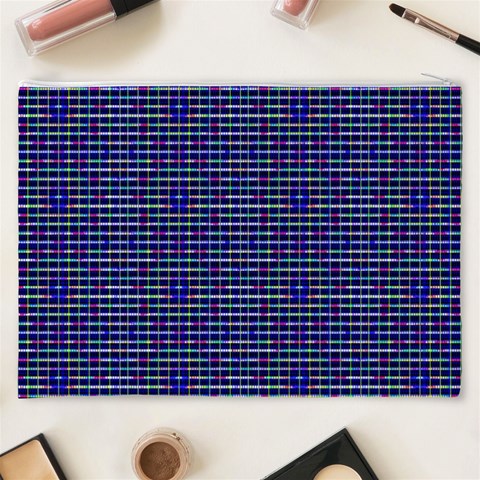 Holoplaid Cosmetic Bag (XXXL) from ArtsNow.com Back