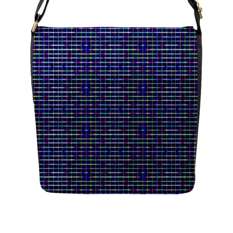 Holoplaid Flap Closure Messenger Bag (L) from ArtsNow.com Front
