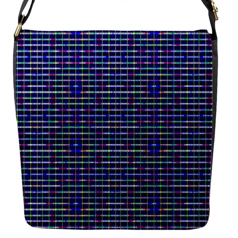 Holoplaid Flap Closure Messenger Bag (S) from ArtsNow.com Front